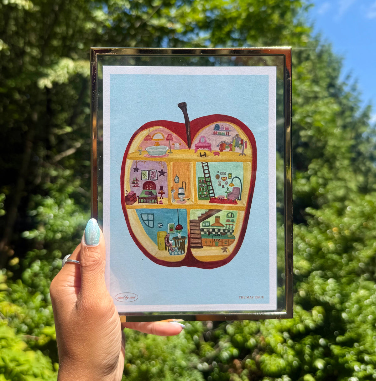 The Apple Art Print